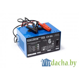 Зарядное устройство Solaris CH 6А (12В, 6А, автоматическое) (SOLARIS) Зарядное устройство Solaris CH 6А (12В, 6А, автоматическое) (SOLARIS)